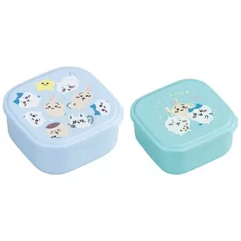 OSK Bento Box Chikawa Seal Container 2P Set Сделано в Японии Антибактериальный синий SSP-22