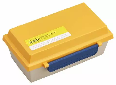 OSK Bento Box Lunch Box BUDDY Yellow 600ml resistant to by removing the Made in Japan Dishwasher safe [With dividers/Pressure crushing/Microwaveable жёлтый