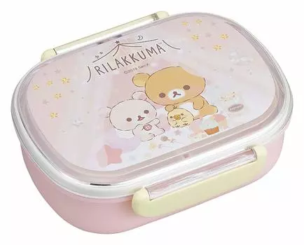 OSK Bento Box Lunch Box Rilakkuma 360ml by removing the Made in Japan Dishwasher safe [With core/Microwaveable lid] PCR-7