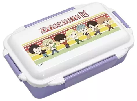 OSK BTS TinyTAN Lunch Box Made in Japan White PCD-500