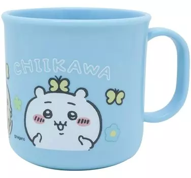 OSK Children s Cup Chikawa Plastic Cup 200ml Made in Japan Antibacterial C-1 Blue