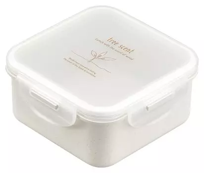 OSK Food Container Hinoki no Pla White PCL-7