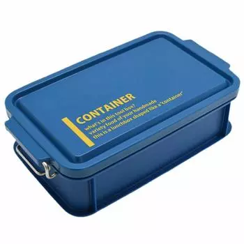 OSK Lunch Box Container Lunch Box Lunch Chime Blue 750ml Made in Japan Dishwasher Safe [With Dividers/Stackable/Silver Ion] CNT-750