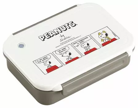 OSK Lunch Box Snoopy Peanuts 650ml to Made in Japan Dishwasher Safe [With Dividers/Easy Wash/Lock Type] PCL-3