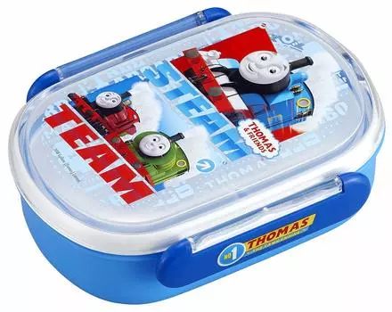 OSK Lunch Box Thomas the Tank Engine Lunch Box with Core 270ml Made in Japan Dishwasher Microwave Safe 2 Point Lock Gasket Included Stylish Cute