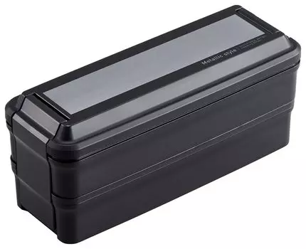 OSK Lunch Box Two Tiers Black BLW-38D
