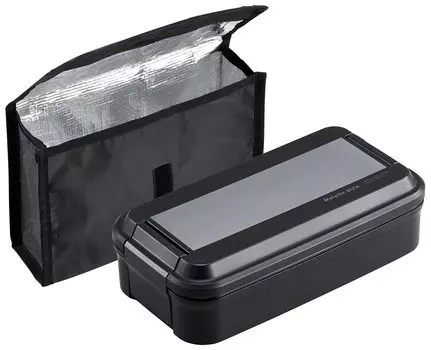 OSK lunch box with cold case black BL-37DE