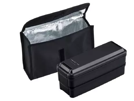 OSK lunch box with cold storage case two-tier BLW-38HE