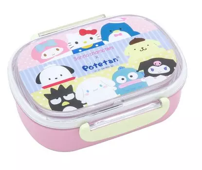 OSK Potetan Lunch Box Pink Made in Japan (With Core) PCR-7