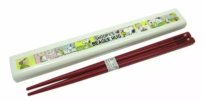 OSK Snoopy Chopsticks Set 19.5cm HS-12