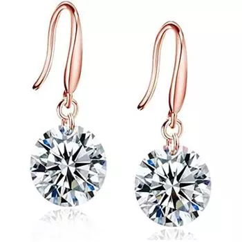 Ослепительные серьги-капли с блестящими кристаллами для женщин и девочек