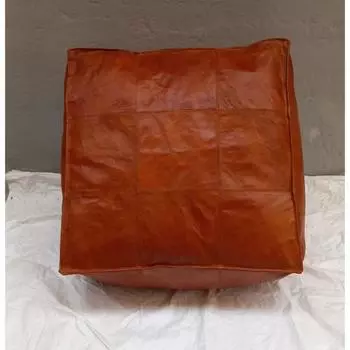 Османский пуф в стиле бохо, новая квадратная подставка для ног без набивки, чудесно расслабляющая 30 x 30 x 16 in коричневый