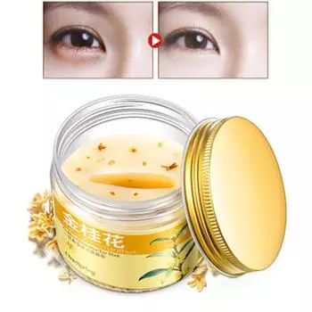 Османтус Золотая маска для глаз Аромат Коллагеновый гель Сывороточный протеин против морщин Антивозрастные маски для глаз жёлтый