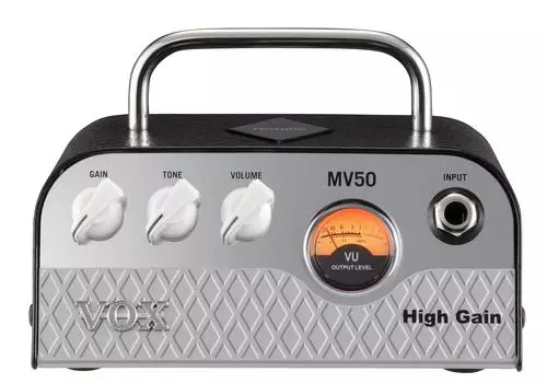 Оснащен гитарным усилителем VOX MV50 High, удивительно легким 50 Вт, аналоговым усилителем, идеально подходящим для домашнего и высокочувствительного звука Nutube, сверхкомпактным