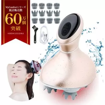 [Оснащен спа-салонным методом x 3 минуты в день по уходу за кожей головы] MyComfort Head Spa Beauty Appliance Электрическая щетка для кожи головы [Структура ухода для удаления