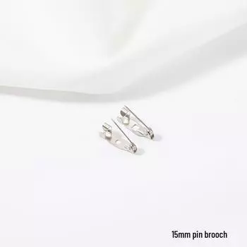 Основа для броши-булавки с фиксирующей головкой для самодельных корсажей и пуговиц для свитера