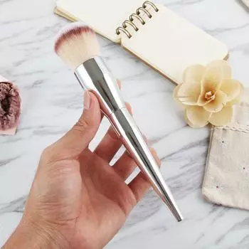 Основа косметическая кисть для теней для бровей, наборы кистей для макияжа, инструменты серебряный
