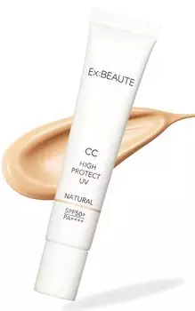 Основа под макияж Ex Beaute CC Cream Сделано в Японии CC High Protection UV 30g Natural Color BB Cream Foundation No UV Absorbers Beauty Ingredients SPF50+