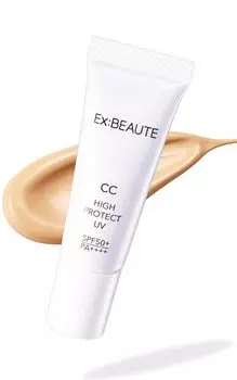 Основа под макияж Ex Beaute CC Cream, сделано в Японии, CC High Protection UV 14g Natural Color BB Cream Foundation No UV Absorbers Beauty Ingredients SPF50+