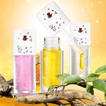 Основа под помаду Мини Healthy 5 мл Простая в использовании эссенция для губ против морщин Масло Медовый бальзам для губ Honey Type