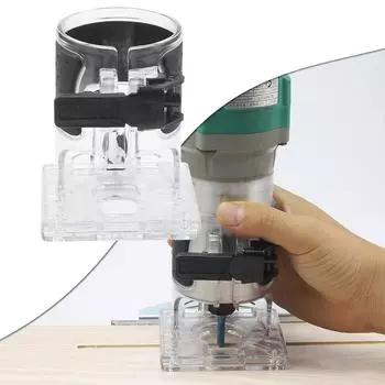 Основание электроинструмента, прозрачный деревообрабатывающий резак, электрический