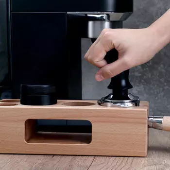 Основание, аксессуары для ручек кофемашины, деревянное сиденье для пресса, тканевый кронштейн для подушки Option1 51-54mm_51-54mm 5 slots