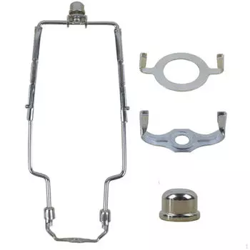 Основание держателя арфы для лампы и шаровое навершие для настольных торшеров (7-9 дюймов/8 дюймов/10 дюймов/12 дюймов) Golden 10.5x20.3cm