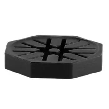 Основание кофейного фильтра, деликатная, легкая чистка, профессиональное восьмиугольное хранилище с защитой от царапин для дома чёрный