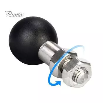 Основание с шаровым креплением M8/M10 Прочная конструкция Простая установка Нержавеющий высокопрочный кронштейн для телефона Фиксированный адаптер основания с шаровой головкой для бокового зеркала мотоцикла A