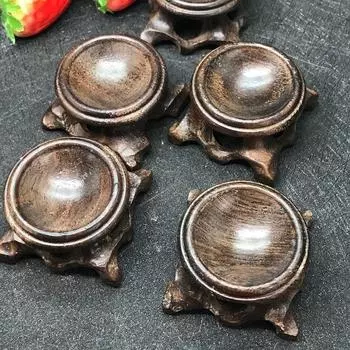 Основание выставочной витрины черной ветви деревянное для оформления камня глобуса сферы хрустального шара