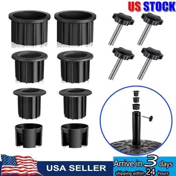 Основание зонта для патио, заглушка для кольца, крышка и колпачок, запасные части для стойки зонта, опорная стойка, стабилизатор, втулка с M8 United States