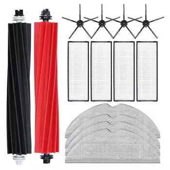 Основная щетка-фильтр, мешок для пыли для Roborock S8 Pro Ultra, аксессуары, боковая щетка S8 +, часть робота-пылесоса