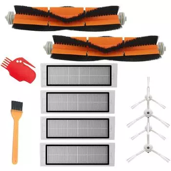 Основная щетка моющийся Hepa-фильтр, боковая щетка для Xiaowa C10 E35 E3 Xiaomi mijia 1S SDJQR01RR, аксессуары для робота-пылесоса