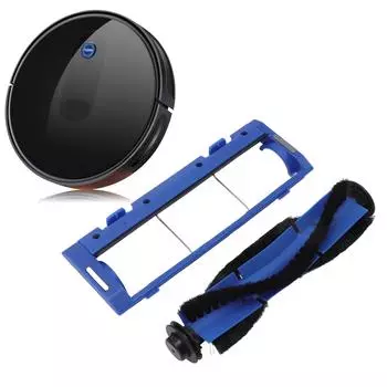 Основная щетка подметальной машины для робота-пылесоса Bagotte BG600, сменная основная роликовая щетка и комплект защитных щеток