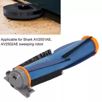 Основная щетка робота-подметальщика ABS и резиновая синяя роликовая щетка для Shark AV2501AE AV2502AE Замена Обслуживание