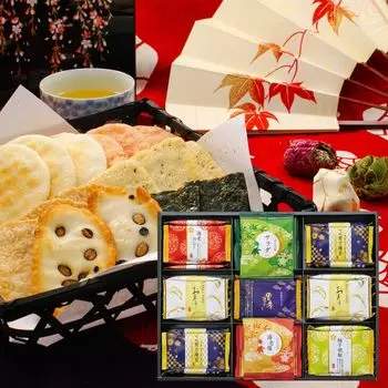 Основной ассортимент вкусного риса 56 Новый обычный подарок [Takaraya Store] крекеры, кусочки, подарок, презент, подарок на конец года, предложение, подарок на год, (нет