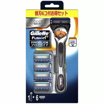 Основной блок бритвы Gillette Proglide Flex Ball Manual с 6 запасными лезвиями и другими наборами +