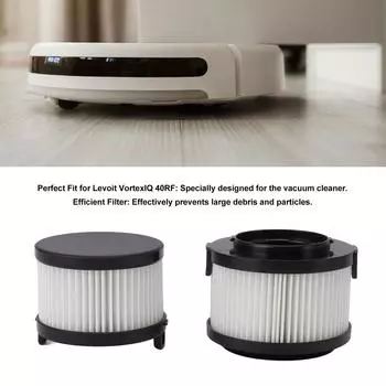 Основной сменный фильтр для пылесоса, предварительный и задний фильтр, мягкий ABS, простая сборка, комплект фильтров для пылесоса Levoit VortexIQ 40 RF