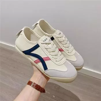 Особый интерес дизайн цветовое соответствие немецкие кроссовки женские летние новые плоские универсальные повседневные спортивные Cortez 35 синий