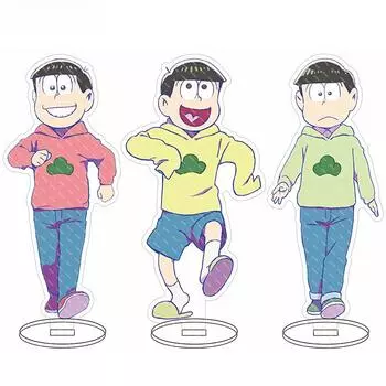 Osomatsu San акриловая подставка Ver модельная пластина Matsuno Karamatsu Choromatsu Ichimatsu 15 см брелок Standee Декор стола 1
