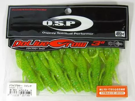 OSP Мягкая Приманка Dolive Craw 3 дюйма W-007 (7149)