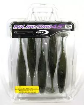 OSP Soft Lure Dolive Shad 4.5 Inches W-001 (0096)