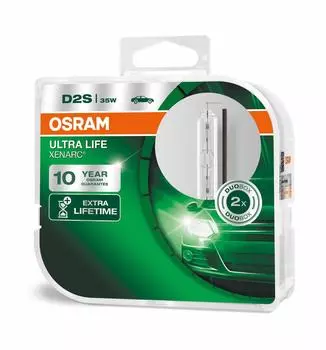 OSRAM D2S 35W HID сменная горелка ULTRA LIFE с длительной гарантией 10 лет 66240ULT