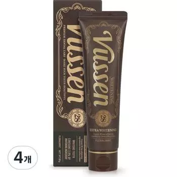 Osstem Busen 28 Отбеливающая зубная паста с цветочным вкусом мяты, 80г, 4 шт.