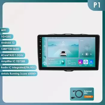 OSSURET 9-дюймовый интеллектуальный плеер с искусственным интеллектом, 2din, Android, автомобильная магнитола для Alfa Romeo Giulietta 2015-2018, Furgonato, GPS, Carplay Auto, 4G, интеллектуальный экран, WIFI P1 4Core 1G 32G