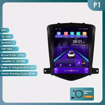 OSSURET Carplay 4G-LTE 7862 DSP 9.7 2 Din Android автомобильное радио для Chevrolet Cruze J300 2008 2009 2010 2011 2012 интеллектуальное мультимедиа видео GPS RDS P1 4Core 1G 32G