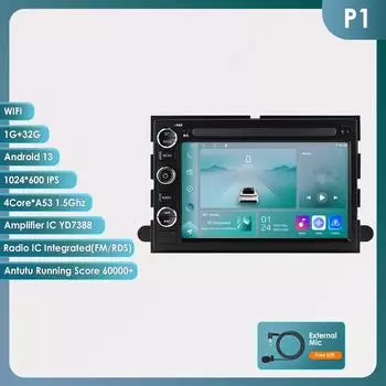 OSSURET Видеоплеер GPS Интеллектуальный RDS Carplay 4G для Buick Enclave GMC Yukon Chevrolet Silverado Impala Автомагнитола Мультимедиа 2din Android Автомагнитола P1 4Core 1G 32G