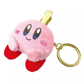 Ost Kirby the Star Plush Key Clip Kirby Smiling