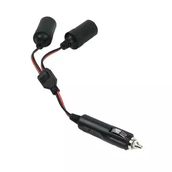 Оставайтесь на связи с помощью адаптера для двух прикуривателей, автомобильного зарядного устройства с удлинителем для прикуривателя