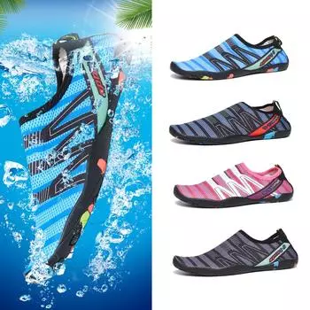 Уличная обувь; тапочки для плавания; обувь для серфинга; водная обувь; кожаные носки; обувь в полоску; легкая парная морская обувь 36 фиолетовый